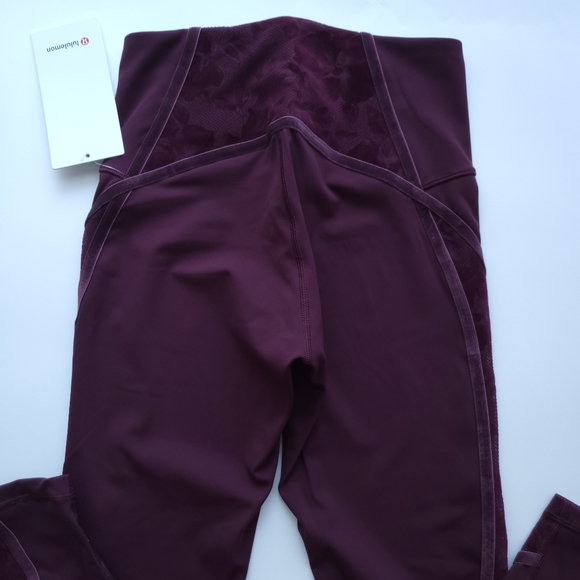 🍋NWT Lululemon Wunder Under High-Rise Tight* Flocked 28" - Picture 9 of 13